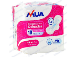 Toallas higiénicas MUA Delgadas 10 und