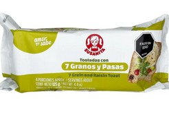 Tostadas Susanita 7 Granos 125 g 12 und