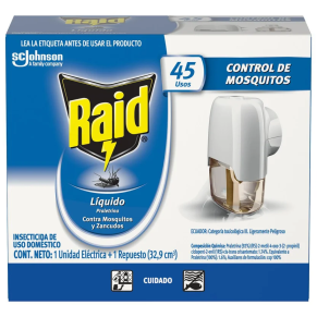 Insecticida Raid +electrica X 45 No