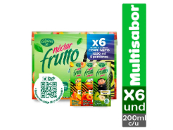 Jugo Nectar Frutto Std X 6 200 ml