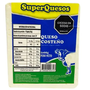 Queso Costeño Super Quesos 1000 g