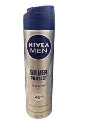 Desodorante Nivea Men Aerosol Silver 150 ml