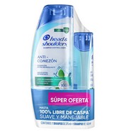 Shampoo Head & Shoulders Hidratacion X 375 + 180 ml
