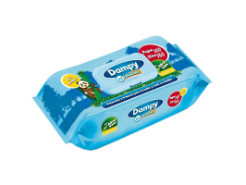 Pañitos Humedos Dampy Azul X 150