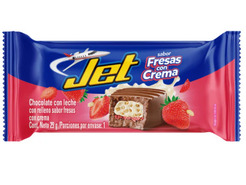 Chocolatina Jet Fresas con Crema 29 g