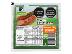 Chorizos Colanta Santarosano X 250