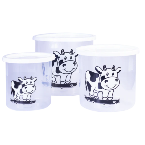Juego Tarro Ingeproductos Vaca X 3 Color
