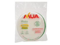 Plato Pando Papel MUA 15 cm 20 und