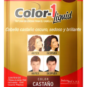Tintura Liquida Color 1 Castaño 30 ml