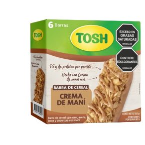 Barra Cereal Tosh Crema Maní 150 g