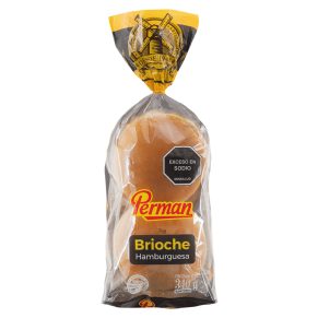 Pan Hamburguesa Perman Brioche 305 g