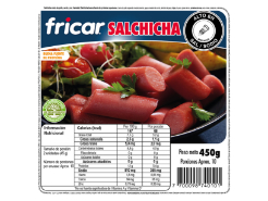 Salchichas Fricar 450 g