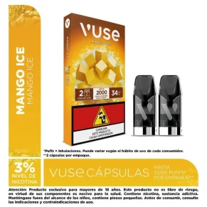 Vuse Caps Epod Mango Ice X 2 X 34 Mg