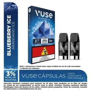 Vuse Caps Epod Blueberry Ice X 2 X 34 Mg