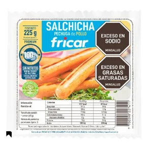 Salchicha Fricar Pechuga de Pollo 225 g