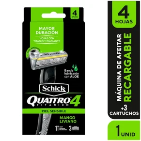 Prestobarba Schick Quattro + 3 Rp