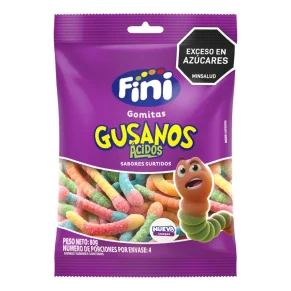 Gomitas Fini Gusanos Surt 80 g