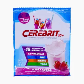 Kola Granulada Cerebrit Fresa 15 g