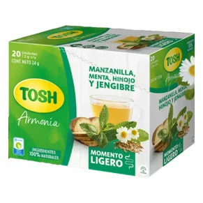 Infusiones Tosh Momento Ligerox 20 24 g