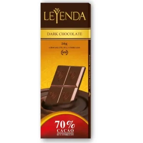 Chocolatina Leyenda 70 Cacao 50 g
