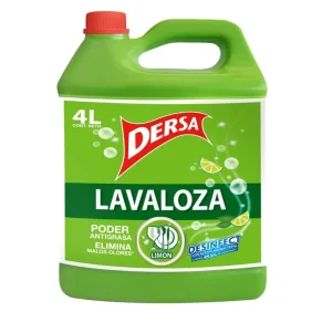 Lavaloza Dersa Líquido Limón 4 l