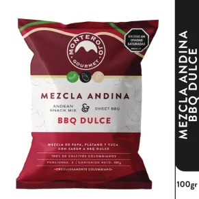 Papas Monterojo Andina BBQ Dulce 100 g