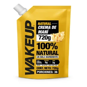 Crema de Maní Wake Up Natural 720 g