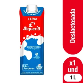 LECHE DESLAC ALQUERIA UHT X 1000 ML