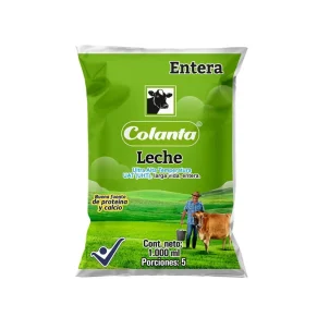 LECHE COLANTA ENTERA LARGA V X 1000 ML