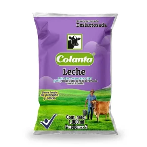 LECHE COLANTA DESLACTO LARGA V X 1000 ML