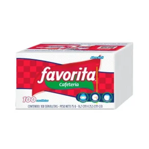 Servilletas Favorita Cafete 100 und 75 g