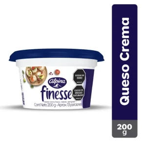 QUESO CREMA ALPINA FINESSE X 200 GR