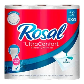 Papel higiénico. Rosal Ultraconfort Xxg 12 und