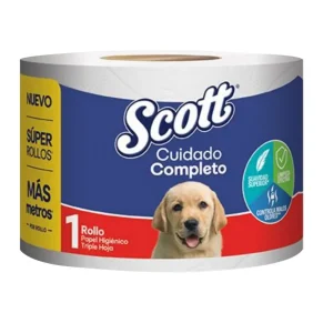 Papel higiénico. Scott Cuidado Completo 1 und 98.9 g