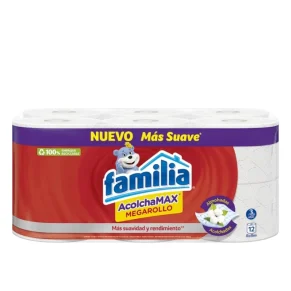 Papel higiénico. Familia Acolchamax Mega 12 rollos