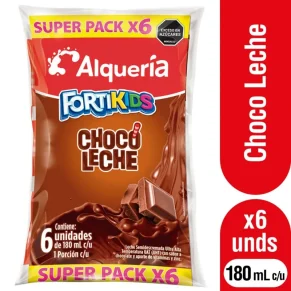 LECHE SABORIZADA ALQUERIA CHOCO X6 1080G