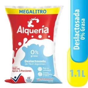 LECHE DESLAC 0 GRA ALQUERIA X1100ML