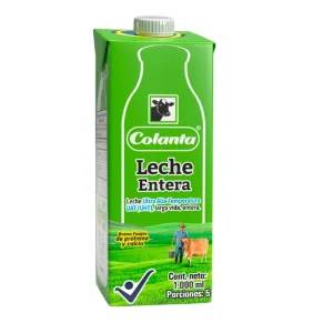 LECHE ENTERA COLANTA UHT X 1000 ML