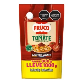 Salsa Fruco de Tomate Pague 800 Llev 1000 g