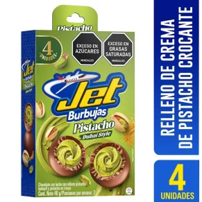 CHOCOLATINA JET BURBUJAS DUBAI X 4 UND
