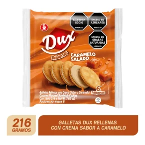 GALLETAS DUX RELLENAS DE CARAMELO X 6 UN
