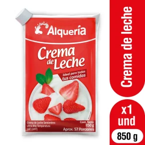 CREMA DE LECHE ALQUERIA COCINA X 850 G